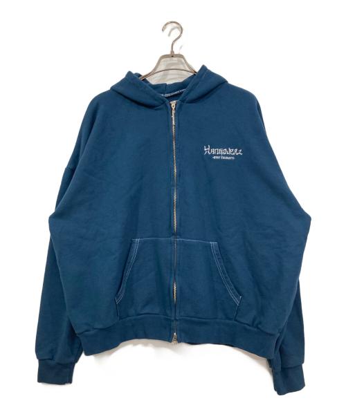 hangoverz clothez（ハングオーバーズ）HANGOVERZ CLOTHEZ (ハングオーバーズ) 2ND LOGO W-ZIP HOODIE ネイビー サイズ:XLの古着・服飾アイテム