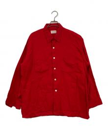 Viyella（ヴァイエラ）の古着「60sヴィンテージ開襟シャツ」｜レッド