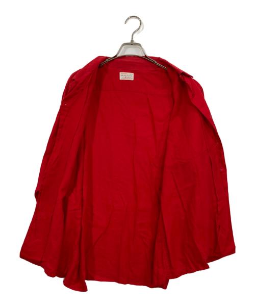 Viyella（ヴァイエラ）Viyella (ヴァイエラ) 60sヴィンテージ開襟シャツ レッド サイズ:XLの古着・服飾アイテム