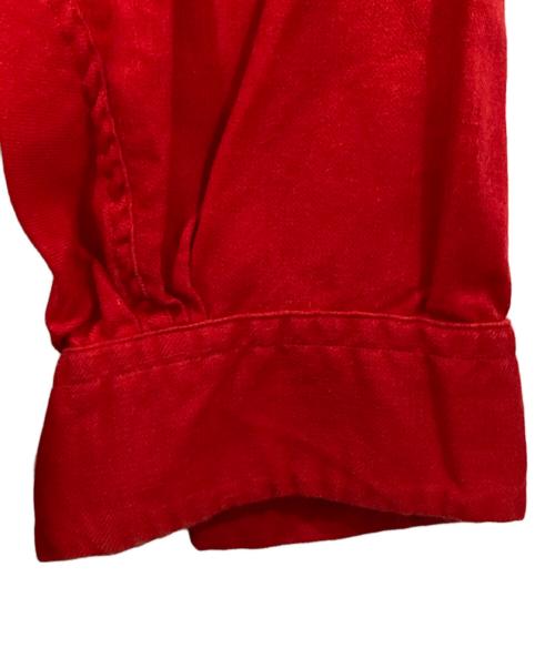 Viyella（ヴァイエラ）Viyella (ヴァイエラ) 60sヴィンテージ開襟シャツ レッド サイズ:XLの古着・服飾アイテム