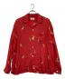 Manhattan（マンハッタン）の古着「50s~60s総柄オープンカラーシャツ」｜レッド