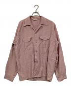 Californiaカリフォルニア）の古着「60'sオープンカラーシャツ」｜ピンク