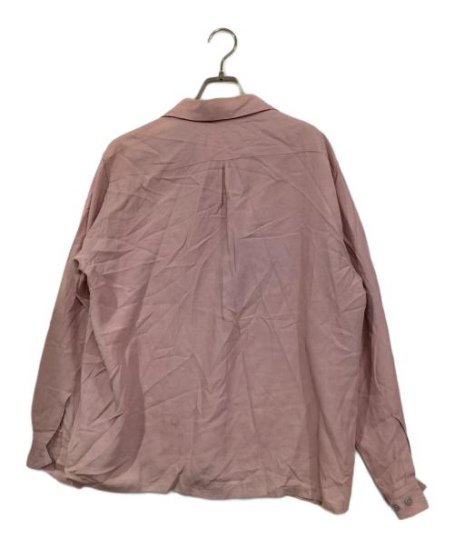 California（カリフォルニア）California (カリフォルニア) 60'sオープンカラーシャツ ピンク サイズ:不明の古着・服飾アイテム