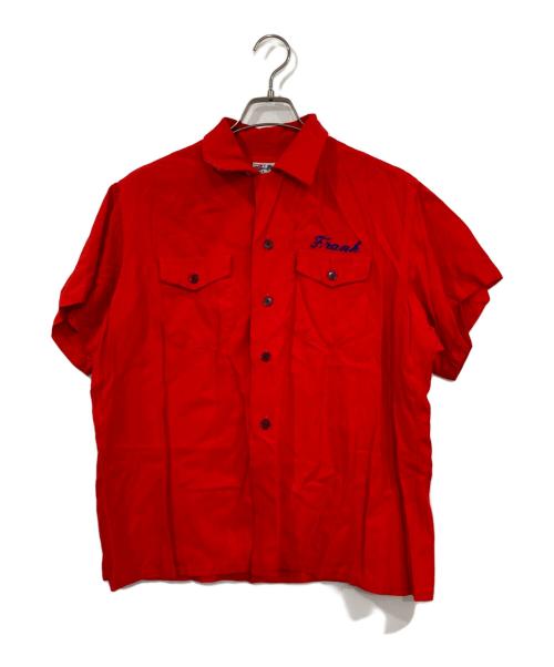 SunBros&Co（サンブロス アンド カンパニー）SunBros&Co (サンブロス アンド カンパニー) ヴィンテージボーリングシャツ レッド サイズ:実寸サイズ参照の古着・服飾アイテム
