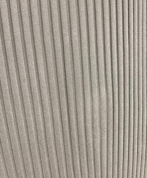 Whim Gazette（ウィムガゼット）Whim Gazette (ウィムガゼット) ニットフィットスカート ベージュ サイズ:FREEの古着・服飾アイテム