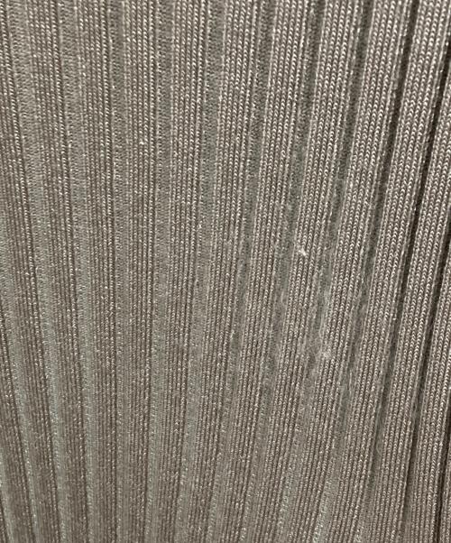 Whim Gazette（ウィムガゼット）Whim Gazette (ウィムガゼット) ニットフィットスカート ベージュ サイズ:FREEの古着・服飾アイテム