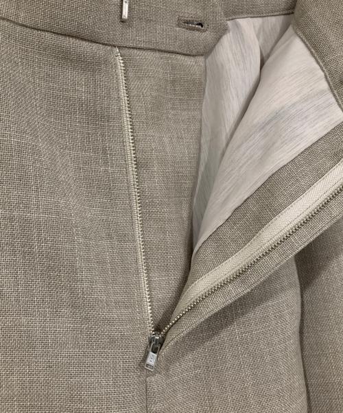 Whim Gazette（ウィムガゼット）Whim Gazette (ウィムガゼット) ジュートライクタックパンツ ベージュ サイズ:36の古着・服飾アイテム