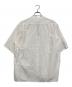 Ets MATERIAUX (マテリオ) ショートスリーブ バンドカラーシャツ ホワイト サイズ:1：6000円