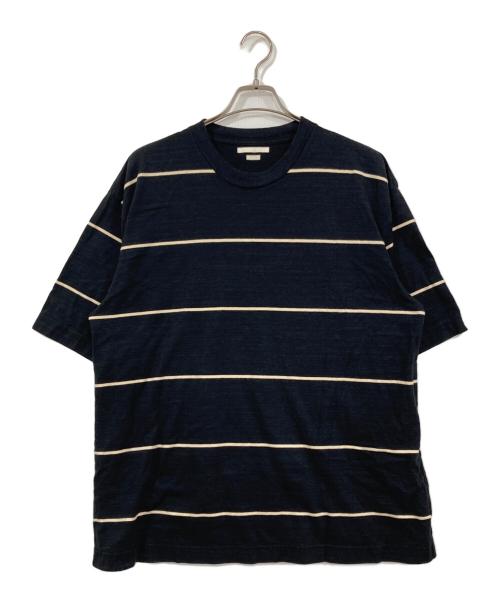 BLURHMS（ブラームス）blurhms (ブラームス) C/NAPP Border Plain Tee ブラック サイズ:3の古着・服飾アイテム