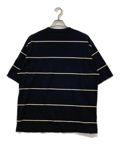 BLURHMS（ブラームス）blurhms (ブラームス) C/NAPP Border Plain Tee ブラック サイズ:3の古着・服飾アイテム