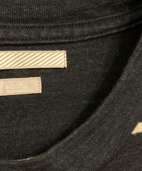BLURHMS（ブラームス）blurhms (ブラームス) C/NAPP Border Plain Tee ブラック サイズ:3の古着・服飾アイテム