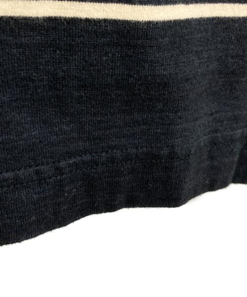 BLURHMS（ブラームス）blurhms (ブラームス) C/NAPP Border Plain Tee ブラック サイズ:3の古着・服飾アイテム