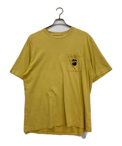 stussy（ステューシー）stussy (ステューシー) 8ボールポケットTシャツ イエロー サイズ:Lの古着・服飾アイテム