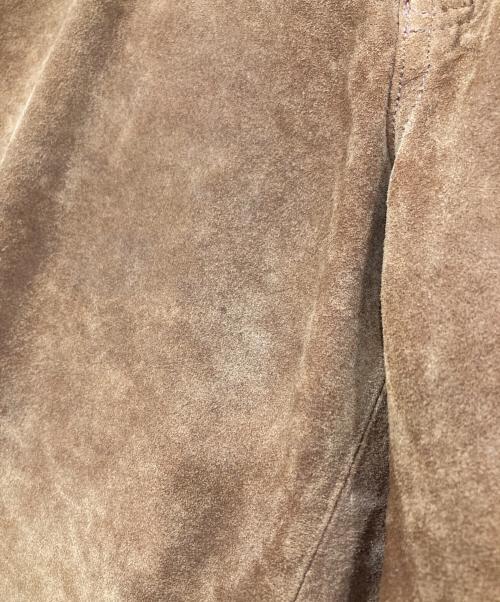 OLD GAP（オールドギャップ）OLD GAP (オールドギャップ) STRAIGHT GRAIN BOOT CUT/スエードレザーブーツカットパンツ ブラウン サイズ:W31×L30の古着・服飾アイテム