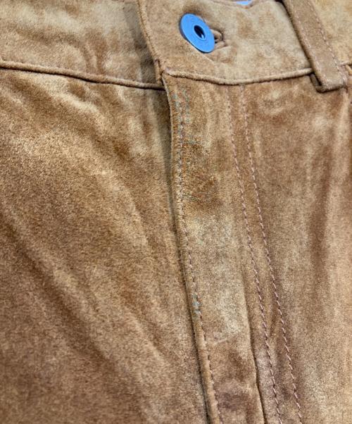 OLD GAP（オールドギャップ）OLD GAP (オールドギャップ) STRAIGHT GRAIN BOOT CUT/スエードレザーブーツカットパンツ ブラウン サイズ:W31×L30の古着・服飾アイテム