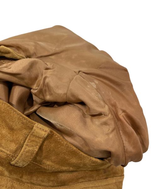 OLD GAP（オールドギャップ）OLD GAP (オールドギャップ) STRAIGHT GRAIN BOOT CUT/スエードレザーブーツカットパンツ ブラウン サイズ:W31×L30の古着・服飾アイテム