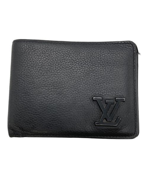 LOUIS VUITTON（ルイ ヴィトン）LOUIS VUITTON (ルイ ヴィトン) 2つ折り財布 ブラックの古着・服飾アイテム