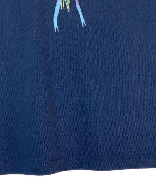 BROOKS BROTHERS（ブルックスブラザーズ）BROOKS BROTHERS (ブルックスブラザーズ) フラワー刺繍Tシャツ ネイビー サイズ:Sの古着・服飾アイテム