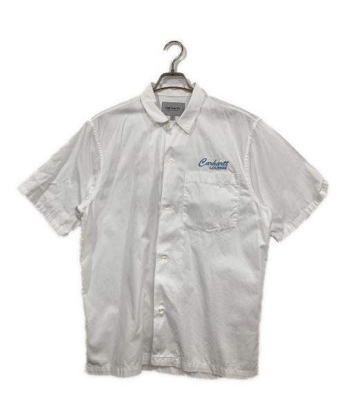Carhartt WIP（カーハート ワーク イン プログレス）Carhartt WIP (カーハート ワークインプログレス) ボーリングシャツ ホワイト サイズ:Ⅿの古着・服飾アイテム