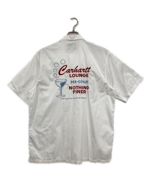 Carhartt WIP（カーハート ワーク イン プログレス）Carhartt WIP (カーハート ワークインプログレス) ボーリングシャツ ホワイト サイズ:Ⅿの古着・服飾アイテム