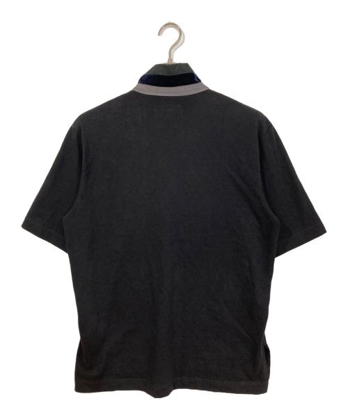sacai（サカイ）sacai (サカイ) 切り替えハイネックポロシャツ ブラック サイズ:1の古着・服飾アイテム