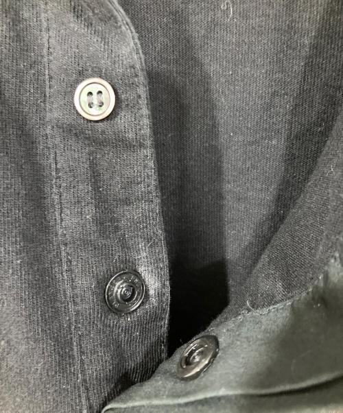 sacai（サカイ）sacai (サカイ) 切り替えハイネックポロシャツ ブラック サイズ:1の古着・服飾アイテム