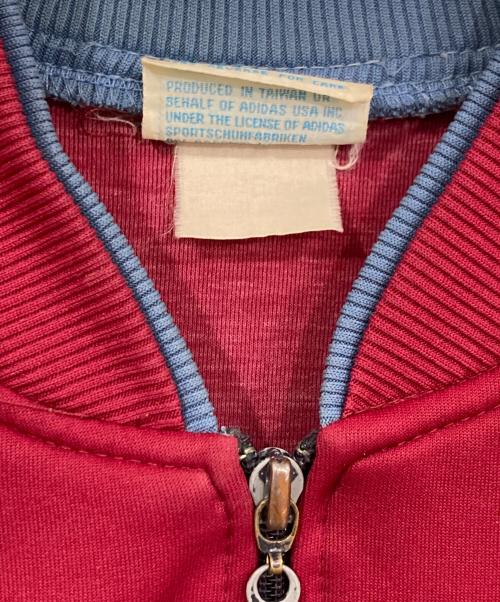 adidas（アディダス）adidas (アディダス) 80’sトラックジャケット レッド×ネイビー サイズ:Sの古着・服飾アイテム