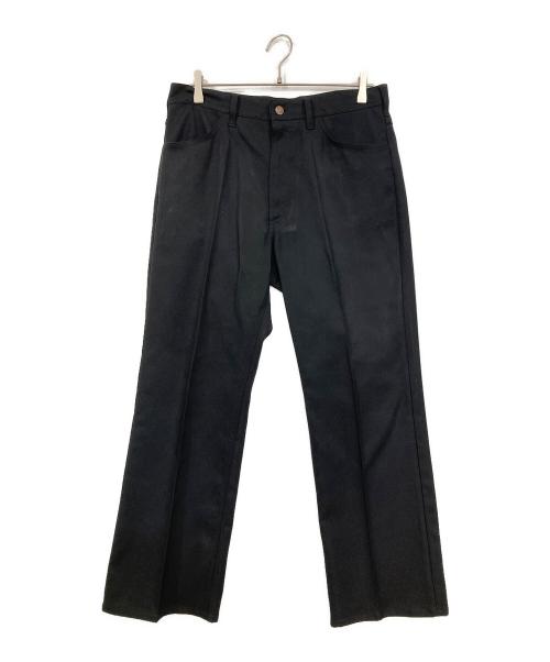 Wrangler（ラングラー）Wrangler (ラングラー) ランチャー フレアードレスパンツ ブラック サイズ:Lの古着・服飾アイテム