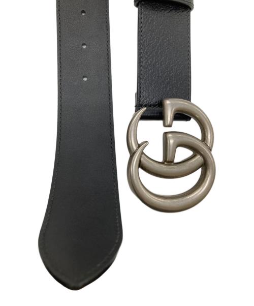 GUCCI（グッチ）GUCCI (グッチ) GGマーモントレザーベルト ブラック サイズ:85・34の古着・服飾アイテム
