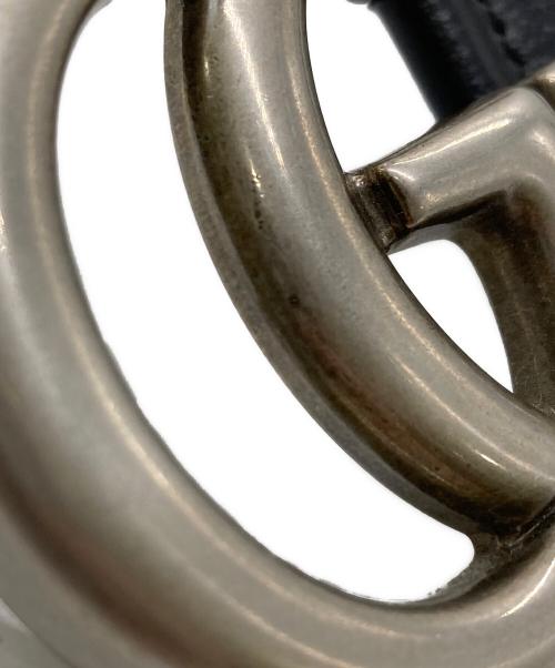 GUCCI（グッチ）GUCCI (グッチ) GGマーモントレザーベルト ブラック サイズ:85・34の古着・服飾アイテム