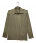 PLEATS PLEASE（プリーツプリーズ）の古着「プリーツダブルジャケット」｜グリーン