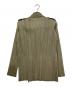 PLEATS PLEASE (プリーツプリーズ) プリーツダブルジャケット グリーン サイズ:3：15000円