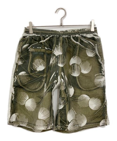 GOODENOUGH（グッドイナフ）GOODENOUGH (グッドイナフ) 貝殻プリントハーフパンツ グリーン サイズ:Lの古着・服飾アイテム