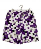 SUPREMEシュプリーム）の古着「Military Twill Short」｜ホワイト×パープル