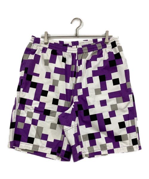 SUPREME（シュプリーム）Supreme (シュプリーム) Military Twill Short ホワイト×パープル サイズ:XLの古着・服飾アイテム
