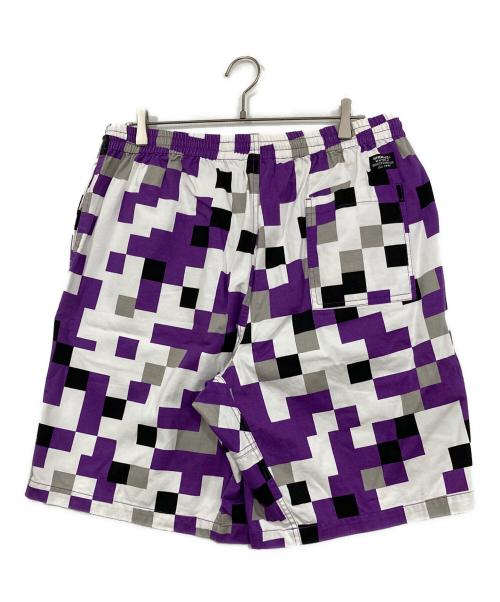 SUPREME（シュプリーム）Supreme (シュプリーム) Military Twill Short ホワイト×パープル サイズ:XLの古着・服飾アイテム