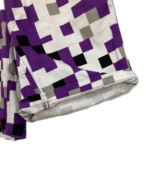 SUPREME（シュプリーム）Supreme (シュプリーム) Military Twill Short ホワイト×パープル サイズ:XLの古着・服飾アイテム