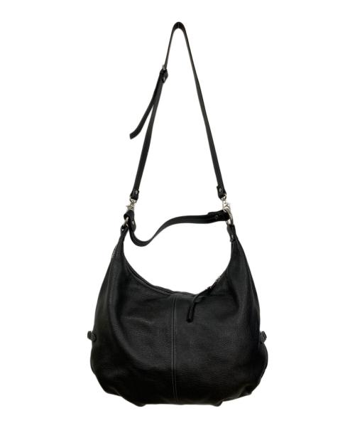 Gianni Notaro（ジャンニ ノターロ）GIANNI NOTARO (ジャンニ ノターロ) 2WAYレザーワンショルダーバッグ ブラックの古着・服飾アイテム