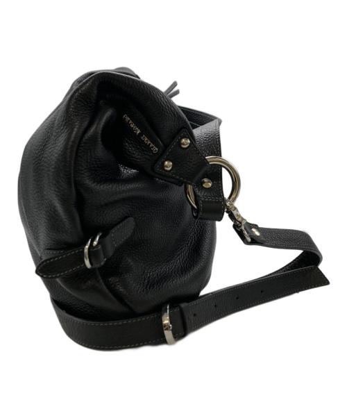 Gianni Notaro（ジャンニ ノターロ）GIANNI NOTARO (ジャンニ ノターロ) 2WAYレザーワンショルダーバッグ ブラックの古着・服飾アイテム