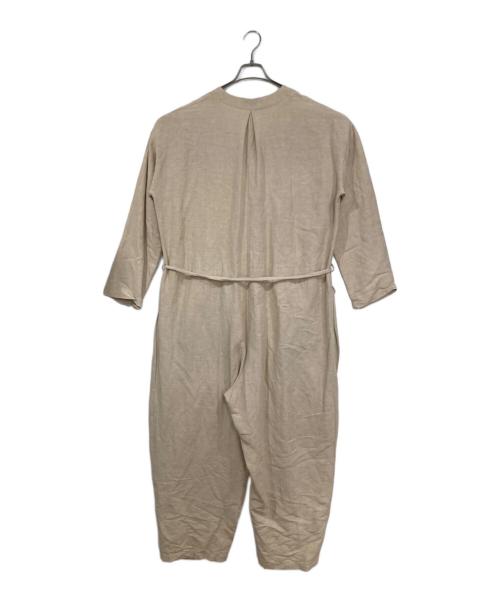 journal standard luxe（ジャーナルスタンダード ラックス）JOURNAL STANDARD LUXE (ジャーナルスタンダード ラックス) ポプリンワッシャーオールインワン ベージュ サイズ:-の古着・服飾アイテム