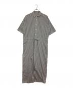 journal standard luxeジャーナルスタンダード ラックス）の古着「ストライプオールインワン」｜ホワイト