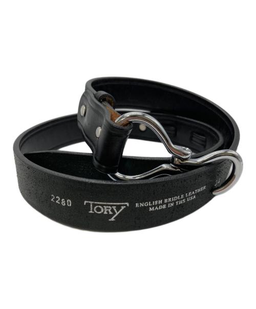 TORY LEATHER（トリーレザー）TORY LEATHER (トリーレザー) Mini Hoof Pick Belt レザーベルト ブラックの古着・服飾アイテム