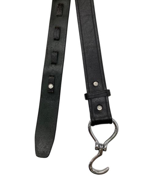 TORY LEATHER（トリーレザー）TORY LEATHER (トリーレザー) Mini Hoof Pick Belt レザーベルト ブラックの古着・服飾アイテム