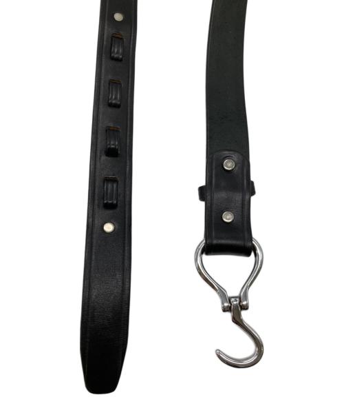 TORY LEATHER（トリーレザー）TORY LEATHER (トリーレザー) Mini Hoof Pick Belt レザーベルト ブラックの古着・服飾アイテム