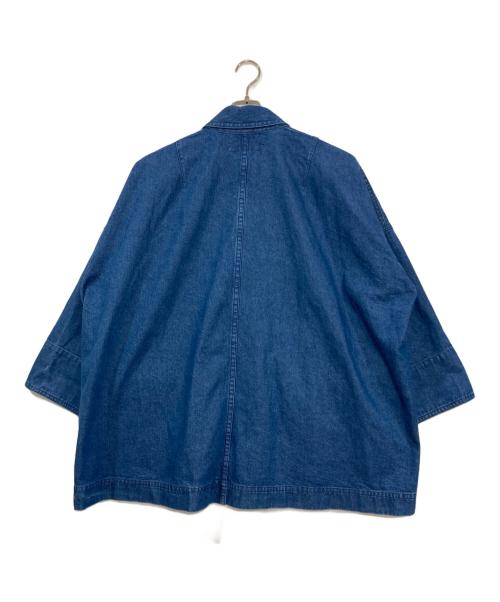 FRAMeWORK（フレームワーク）FRAMeWORK (フレームワーク) BLUE DENIM テントラインカバーオール インディゴ サイズ:FREEの古着・服飾アイテム
