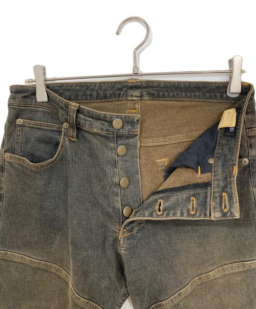 TORNADO MART（トルネードマート）TORNADO MART (トルネードマート) レースアップベルボトムジーンズ ブラック サイズ:Sの古着・服飾アイテム