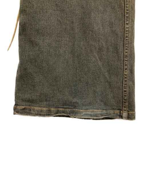 TORNADO MART（トルネードマート）TORNADO MART (トルネードマート) レースアップベルボトムジーンズ ブラック サイズ:Sの古着・服飾アイテム