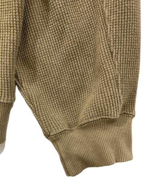 ADER error（アーダーエラー）ADER error (アーダーエラー) ロゴパッチドローストリングパーカー ベージュ サイズ:A3の古着・服飾アイテム