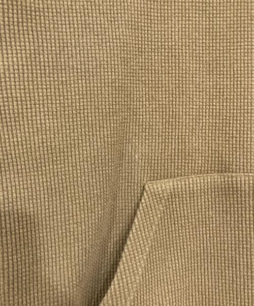 ADER error（アーダーエラー）ADER error (アーダーエラー) ロゴパッチドローストリングパーカー ベージュ サイズ:A3の古着・服飾アイテム