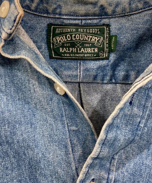 POLO COUNTRY（ポロカントリー）POLO COUNTRY (ポロカントリー) 90sデニムシャツ インディゴ サイズ:Ⅿの古着・服飾アイテム